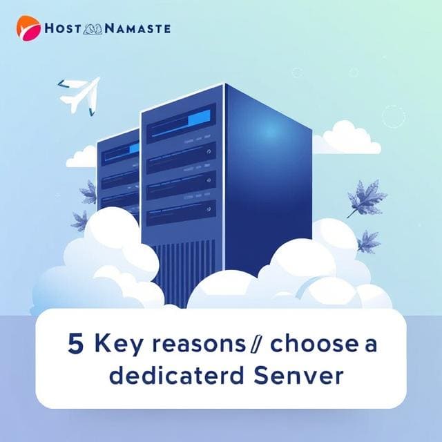 5 Key Reasons to Choose a Dedicated Server with HostNamaste - MyHostingProvider